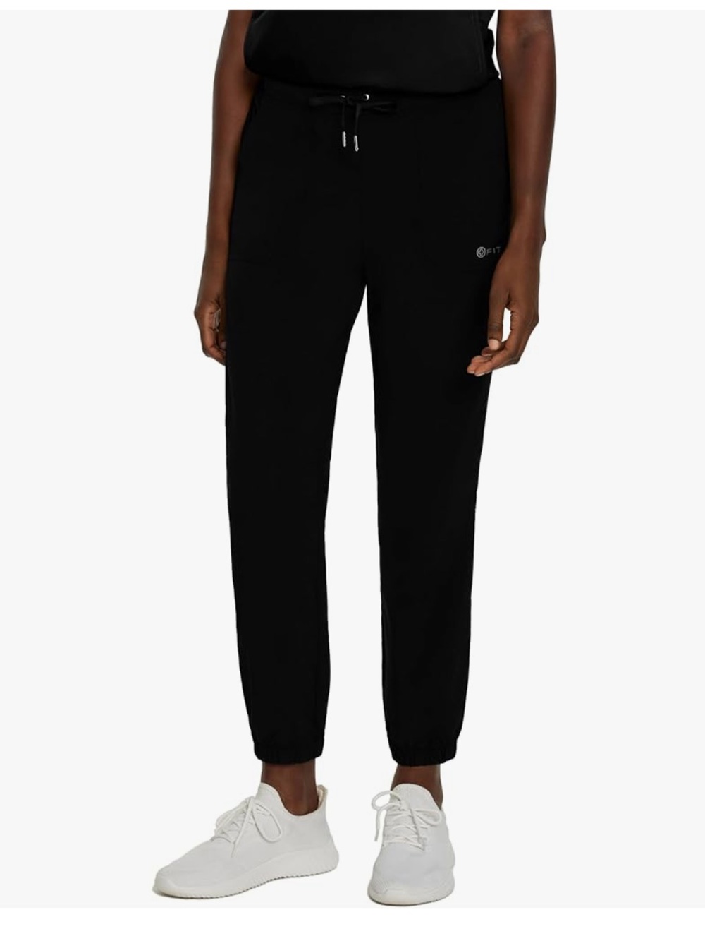 WHITE CROSS Black Jogger Scrub Pants for Women Regular Size